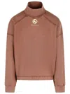 Acne Studios Brown Cotton Sweatshirt In Brown