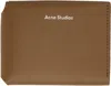 Acne Studios Brown Folded Card Wallet In 640 Camel Brown