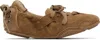 Acne Studios Leather Trimmed Paneled Suede Flats Brown