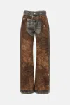 Acne Studios Brown Loose-fit Jeans In Brown