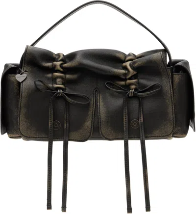 Acne Studios Brown Multipocket Bag In Aip Dark Brown/beige