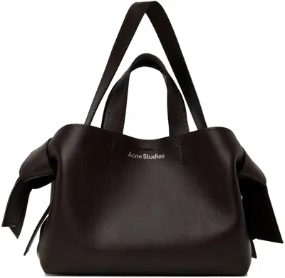 Acne Studios Brown Musubi Midi Tote In Adm Dark Brown