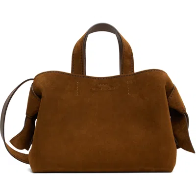 Acne Studios Brown Musubi Tote In 295 Cognac Brown