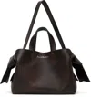 Acne Studios Brown Musubi Tote In Adm Dark Brown
