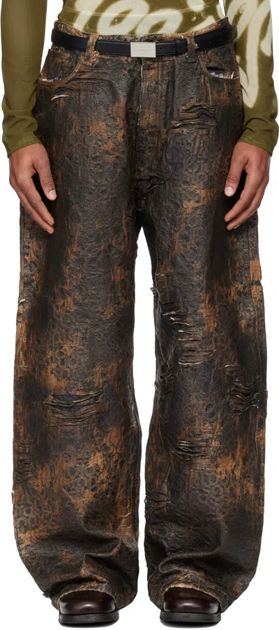 Acne Studios Brown Super Baggy Fit 2023 Jeans