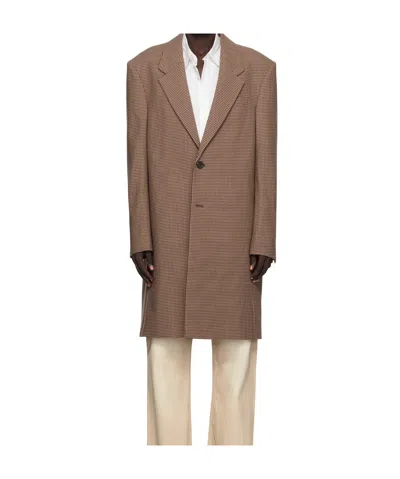 Acne Studios Brown Wool Coat