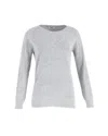Acne Studios Brushed Knit Sweater In Grey Mohair In Grey
