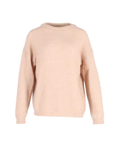 Pre-owned Acne Studios Brushed Knit Sweater In Peach Mohair In Multi