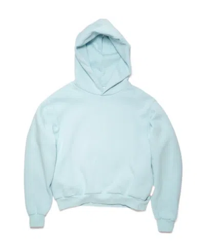 Acne Studios Brushed-fleece Hoodie In Blue