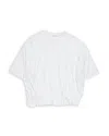 Acne Studios Bubble Hem Tee In White