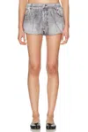 Acne Studios Bubble Short In Gray