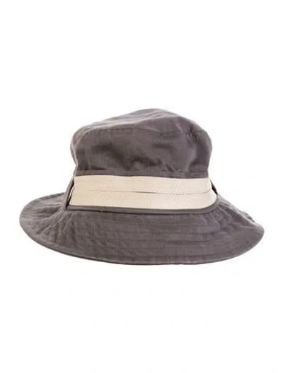 Pre-owned Acne Studios Bucket Hat In Gray