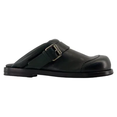 ACNE STUDIOS BUCKLE MULES - ACNE STUDIOS - LEATHER - GREEN