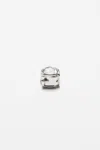 Acne Studios Buckle Ring In Silver