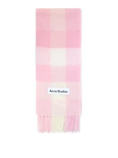 Acne Studios Bufanda - Multicolor In Pink