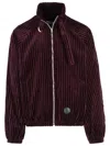 Acne Studios Bomber Jacket With Elastic Cuffs And Front Pockets In Black