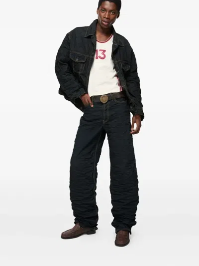 Acne Studios Button-closure Denim Jacket In Blue