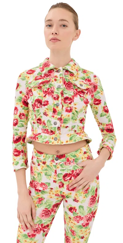 Acne Studios Button Down Jacket Pink/multi
