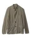 Acne Studios Button-front Jacket In Cream Cotton