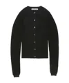 Acne Studios Button Knitted Cardigan In Black