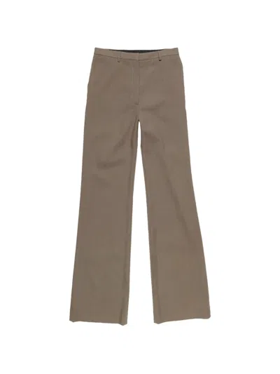 Acne Studios Button Trousers In Neutral