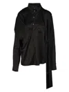 Acne Studios Button-up Blouse Shirts Black In Black