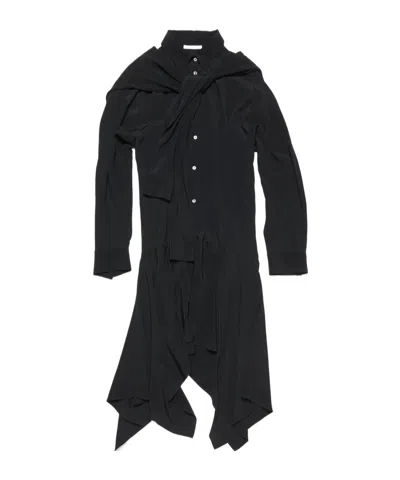 ACNE STUDIOS ACNE STUDIOS ASYMMETRIC LAYERED DRESS