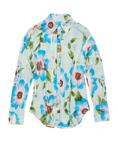ACNE STUDIOS FLORAL-PRINT SHIRT