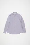 Acne Studios Button-up Shirt In Cornflower Blue,yellow