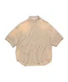Acne Studios Button-up Shirt Monogram In Nude