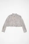 Acne Studios Button-up Shirt Printed In Light Brown