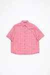 Acne Studios Button-up Shirt In Tango Pink