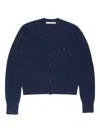 Acne Studios Buttoned Cardigan In Blue