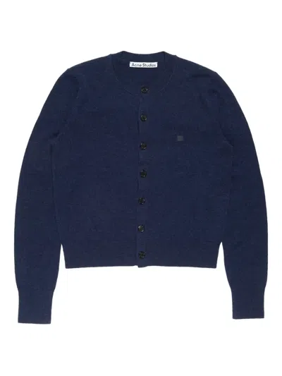 Acne Studios Buttoned Cardigan In Blue