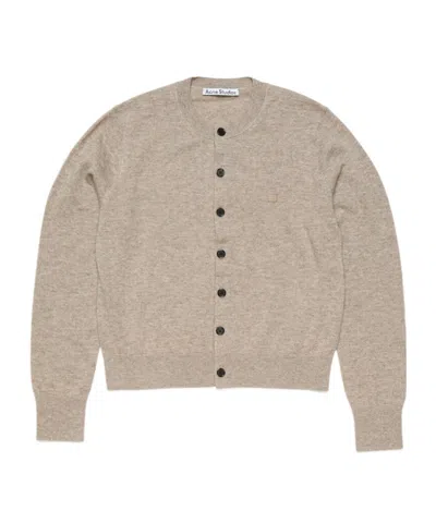 Acne Studios Buttoned Cardigan In Gray