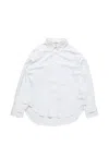 Acne Studios Layered Button Up Shirt In Gray