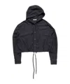Acne Studios Button-up Wool Overshirt In Black