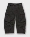 Acne Studios Trousers Belted Cargo In Gray