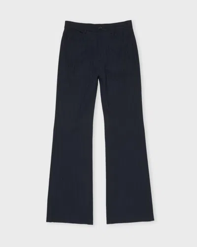 Acne Studios Byxor Fluid Pinstripe Navy