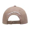 Acne Studios C40420-ady Logo-embroidered Cotton Baseball Cap In Beige