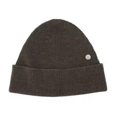 Acne Studios C40479-ca3 Ribbed Wool Beanie In Gray
