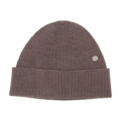 Acne Studios C40479-dnd Wool Knit Beanie In Gray