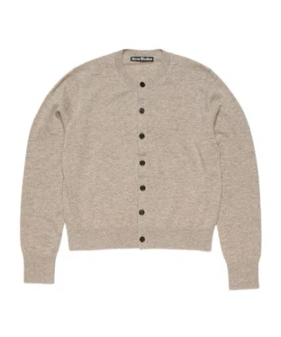 Acne Studios Cadigan Yak Wool In Mixed Color