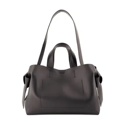 Acne Studios Calfskin Tote Bag In Black