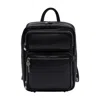 Acne Studios Leather Top-handle Backpack In Black