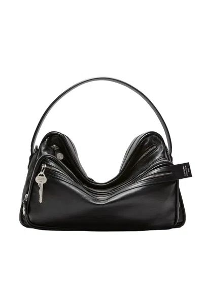 Acne Studios Camero Camera Shoulder Bag In Black
