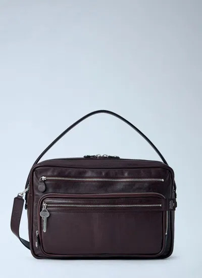 Acne Studios Camero Camera Shoulder Bag In Burgundy