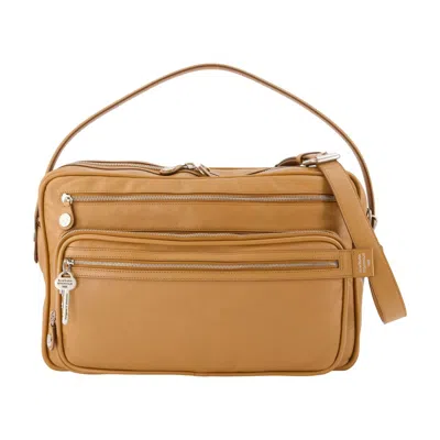 Acne Studios Camero Camera V Shoulder Bag In White