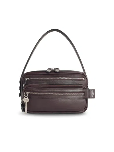 Acne Studios 'camero' Chocolate Leather Bag Women In Brown