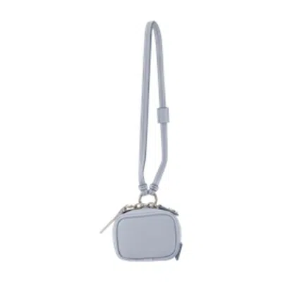 Acne Studios Camero Clip V Coin Purse In Blue